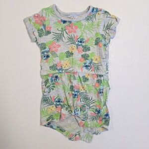 Disney Baby Romper with Blue and Green Accents